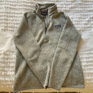 Grey Patagonia Quarter Zip Jacket